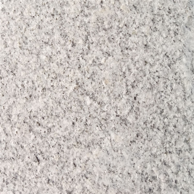 Silver white granite